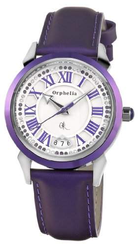 Orphelia Damen-Armbanduhr XS Analog Quarz Leder