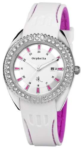 Orphelia Damen-Armbanduhr Analog Quarz Silikon