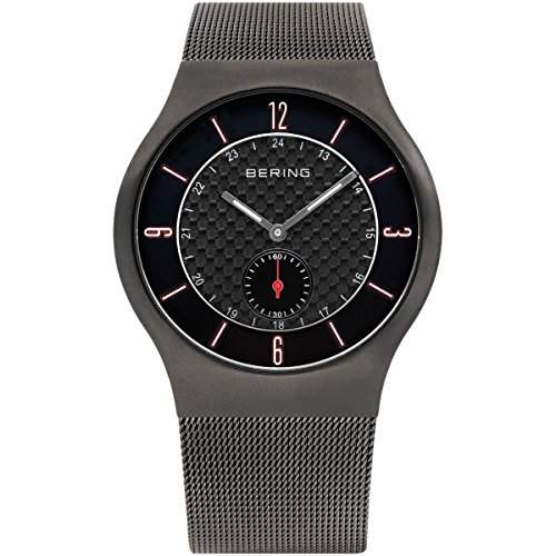 Bering Time Herren-Armbanduhr XL Analog Quarz Edelstahl 11940-377