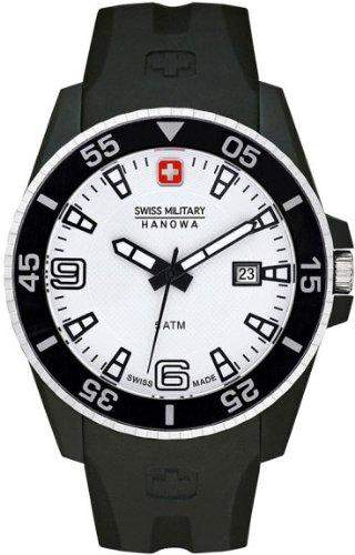 Swiss Military Hanowa Herren-Armbanduhr XL Analog Quarz Plastik 06-42002700107