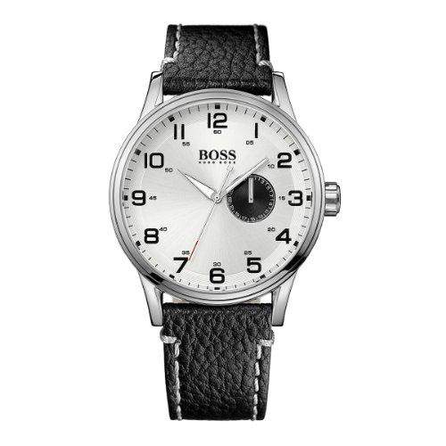 Hugo Boss Herren-Armbanduhr Analog Quarz Leder 1512722