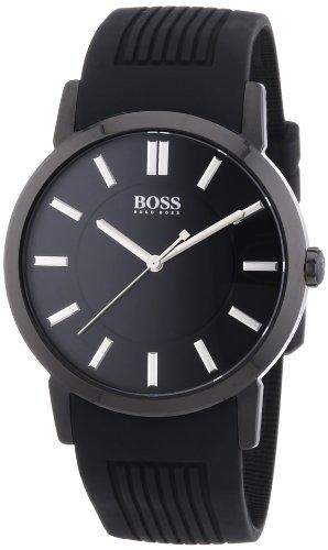 Hugo Boss Herren-Armbanduhr XL Analog Quarz Silikon 1512954