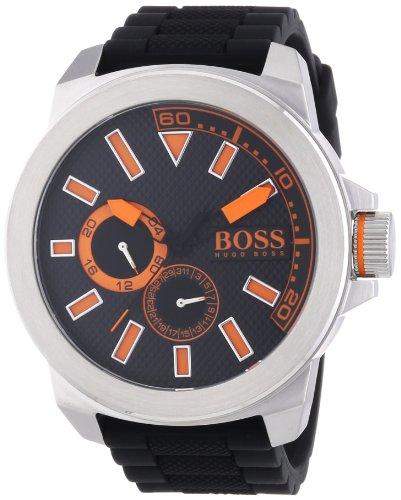 BOSS Orange Herren-Armbanduhr XL New York Multieye Analog Quarz Silikon 1513011