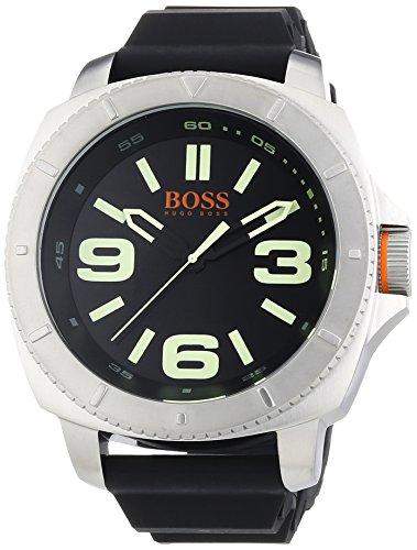 BOSS Orange Herren-Armbanduhr XL Sao Paulo Analog Quarz Silikon 1513107