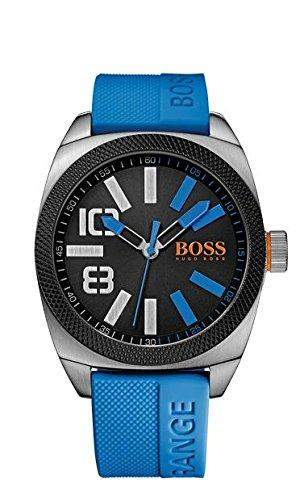 Hugo Boss Herren-Armbanduhr XL Analog Quarz Kautschuk 1513111