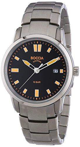 Boccia Herren-Armbanduhr XL Analog Quarz Titan 3573-02