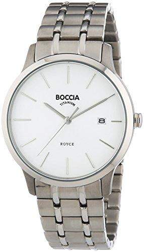 Boccia Herren-Armbanduhr XL Analog Quarz Titan 3582-01