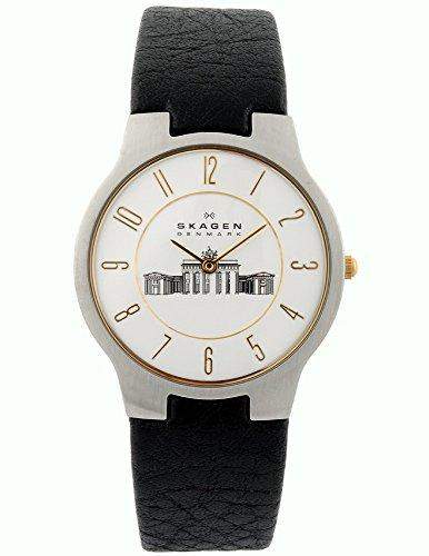 Skagen Slimline Herren Armbanduhr Uhr Modell 433LSGL1-BRANDTOR