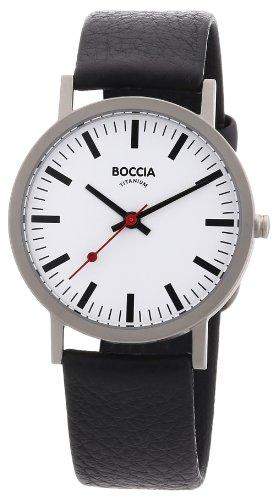 Boccia Herren-Armbanduhr Leder 521-03