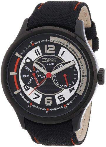 Esprit Herren-Armbanduhr XL Analog Quarz Leder AES102851004
