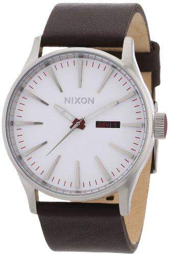 Nixon Herren-Armbanduhr XL Analog Leder A105100-00