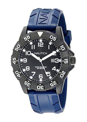 Nautica Herren-Armbanduhr Analog Quarz Blau A13028G
