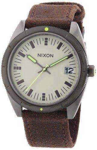 Nixon Herren-Armbanduhr XL The Rover Analog Quarz verschiedene Materialien A3551388-00