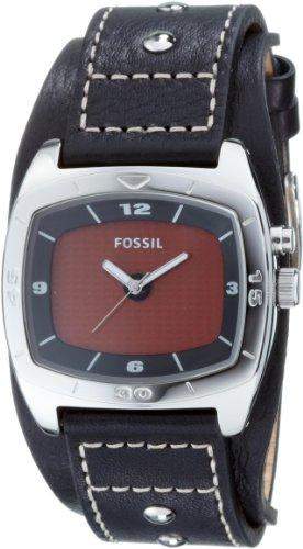 Fossil Herren-Armbanduhr Big Tic Leder Schwarz AM3696