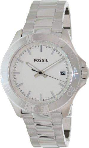 Fossil Herren-Armbanduhr XL Analog Quarz Edelstahl AM4440