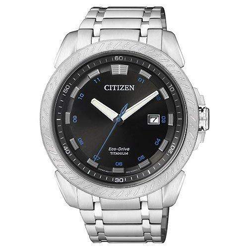 Uhr Citizen Super Titanium Aw1330-56e Herren Schwarz