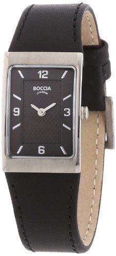 Boccia Damen-Armbanduhr Mit Lederarmband Style 3186-02
