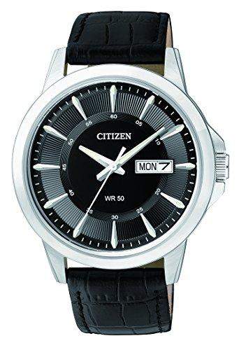 Citizen Herren-Armbanduhr Analog Quarz Leder BF2011-01EE