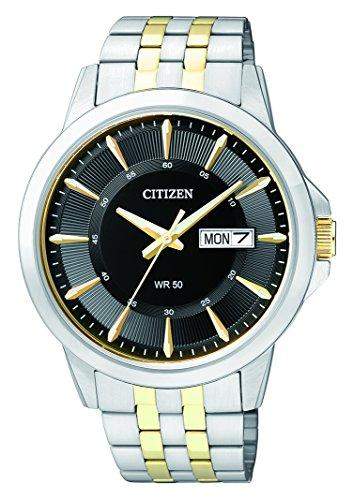 Citizen Herren-Armbanduhr Analog Quarz Edelstahl BF2018-52EE