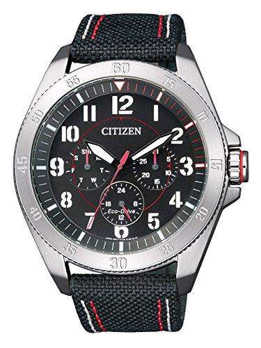Citizen Herren-Armbanduhr XL Analog Quarz Textil BU2030-17E