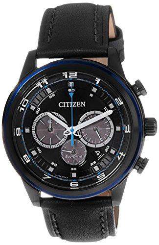 Citizen Herren-Armbanduhr XL Analog Quarz Leder CA4036-03E