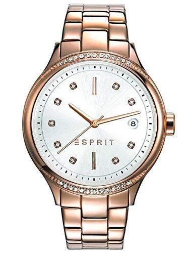 Esprit Damen-Armbanduhr ES-RACHEL ROSE GOLD Analog Quarz Edelstahl beschichtet ES108562003