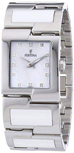 Festina Damen-Armbanduhr Trend Ceramic Analog Quarz verschiedene Materialien F165353