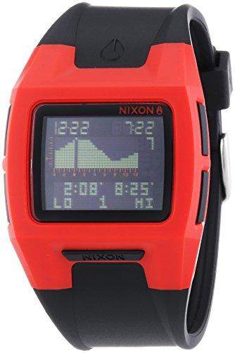 Nixon Herren-Armbanduhr XL Lodown II Red Black Digital Quarz Plastik A289209-00