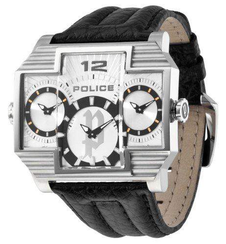 Police Herren-Armbanduhr HAMMERHEAD Analog Leder P13088JS-04