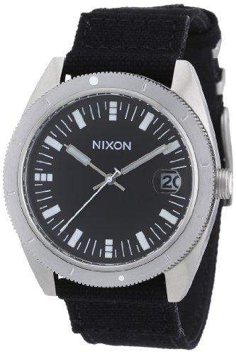 Nixon Herren-Armbanduhr XL Rover II Analog Quarz Leder A355000-00
