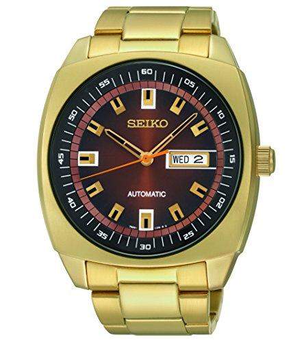 Seiko Herren-Armbanduhr SNKM98&nbsp;Automatik-Armbanduhr aus Edelstahl, goldfarben