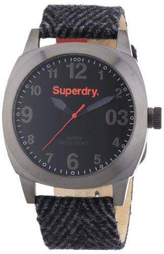 Superdry Herren-Armbanduhr XL Analog Quarz Textil SYG126UM
