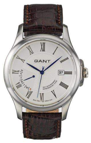 GANT Herren-Armbanduhr XL Analog Quarz Leder W10372