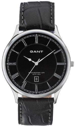 GANT Herren-Armbanduhr XL Analog Quarz Leder W10661