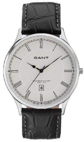 GANT Herren-Armbanduhr XL Analog Quarz Leder W10662