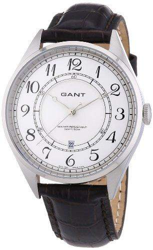 GANT Herren-Armbanduhr XL Analog Quarz Leder W70472