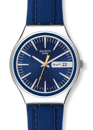 Swatch YGS747 Unisex-Armbanduhr Blau