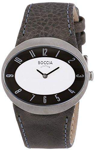 Boccia Damen-Armbanduhr Analog Quarz Leder 3165-08