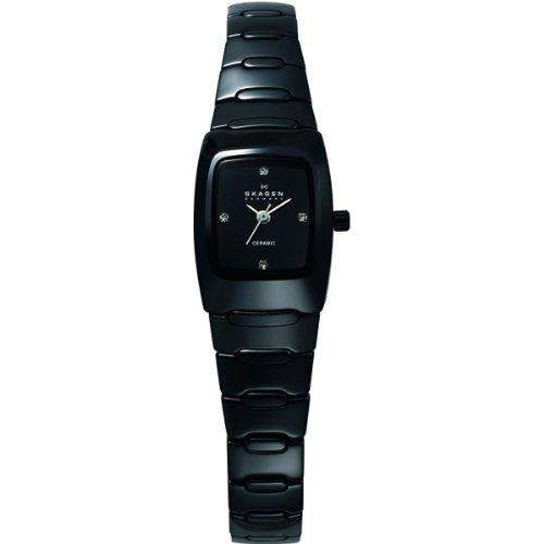 Skagen Damen-Armbanduhr XS Analog Quarz Keramik 814XSBXC1