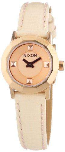 Nixon Damen-Armbanduhr XS Analog Quarz Leder A3381532-00