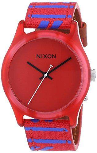 Nixon Damen-Armbanduhr Analog Quarz Leder A402200-00