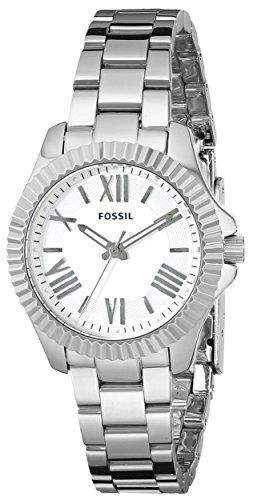 Fossil Damen-Armbanduhr XS Analog Quarz Edelstahl AM4608