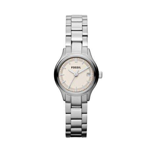 Fossil Damen-Armbanduhr XS Analog Quarz Edelstahl ES3165