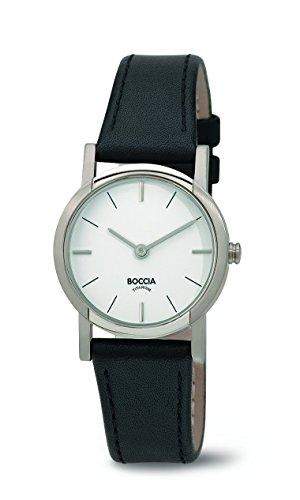 Boccia Damen-Armbanduhr Analog Quarz Leder 3247-01