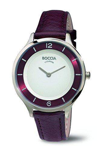 Boccia Damen-Armbanduhr Analog Quarz Leder 3249-02