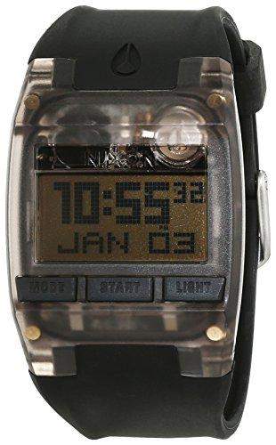 Nixon Damen-Armbanduhr Comp All Black Digital Quarz Silikon A408001-00
