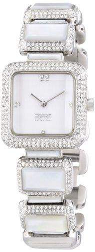Esprit Collection Damen-Armbanduhr Hera White Analog Quarz Edelstahl EL101162F02