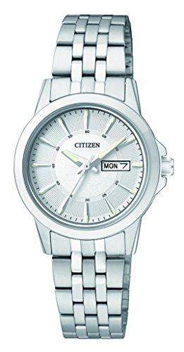 Citizen Damen-Armbanduhr Analog Quarz Edelstahl EQ0601-54AE
