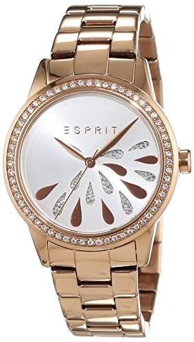 Esprit Damen-Armbanduhr ES AVERY ROSE GOLD Analog Quarz Edelstahl ES107312008