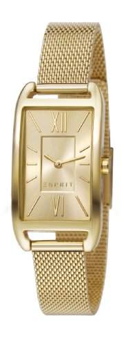Esprit Damen-Armbanduhr Analog Quarz Edelstahl beschichtet ES107112009